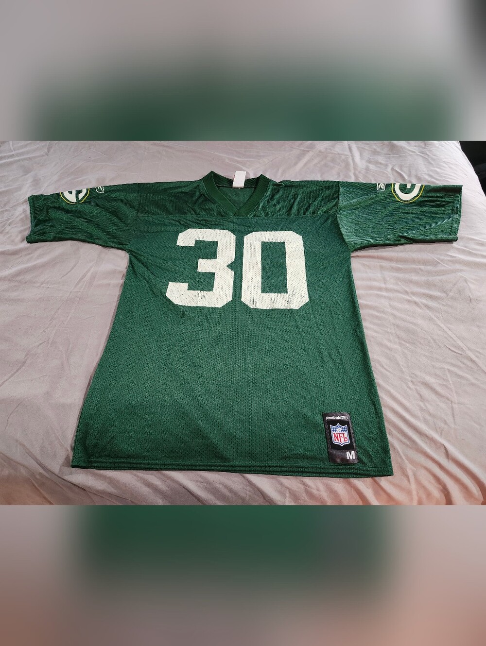 Reebok NFL Green Number 30 Men's Football Jersey Size Medium